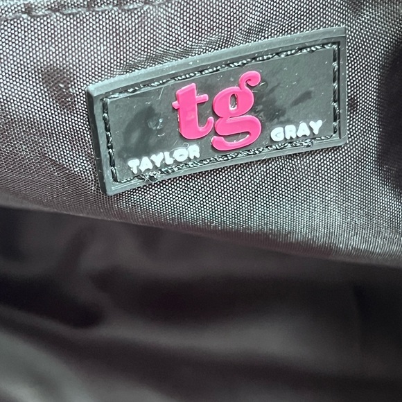 Taylor Gray Neoprene Mini Tote with Leopard Accents - Picture 3 of 12